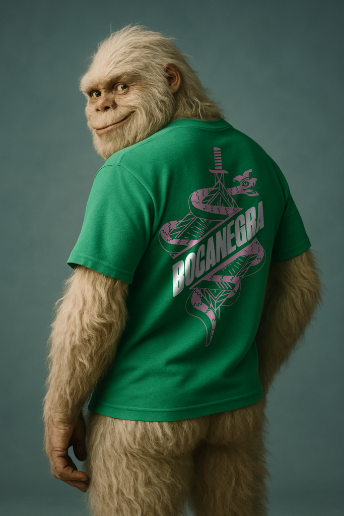 T-shirt Serpiente & Daga verde