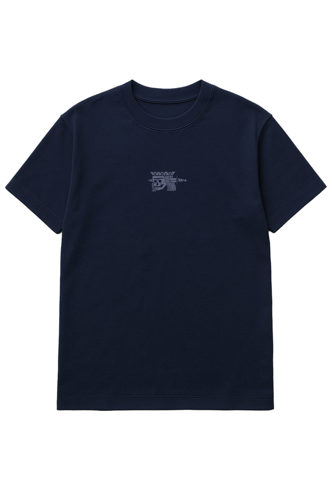 T-shirt Rey Calavera azul oscuro